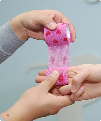 Flexibel zelfklevend verband