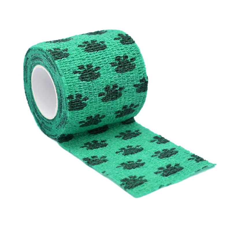 Zelfklevend, samenhangend elastisch verband van zuiver katoen, voor snelle en gemakkelijke toepassing, waar dan ook