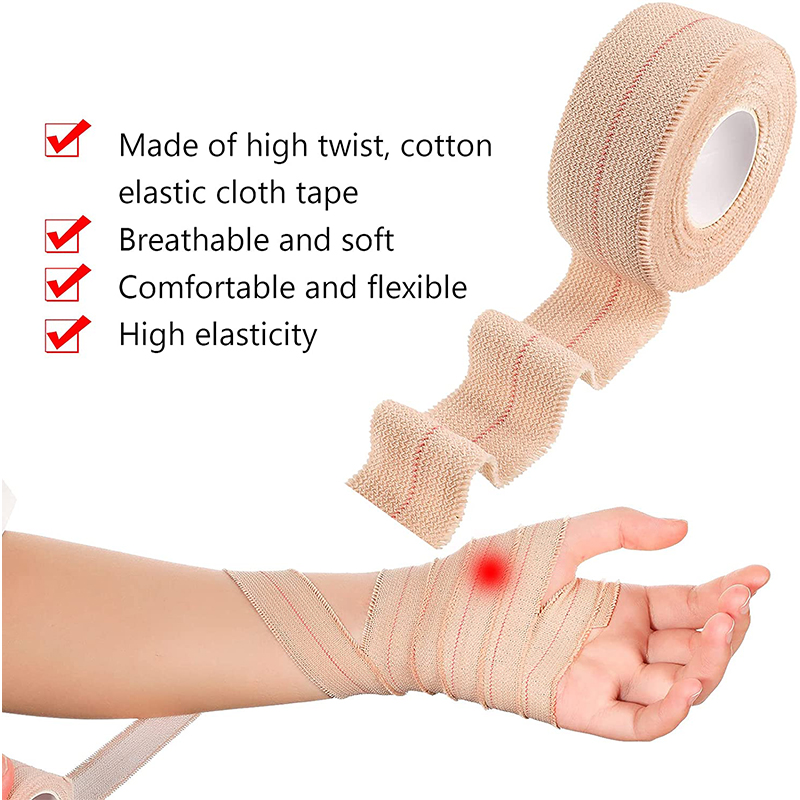 Poreuze elastische tape