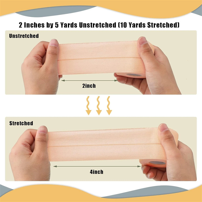 Elastic Therapeutic Tape (EAB) – Rekkleefbandage voor compressie en ondersteuning Elastic Therapeutic Tape (EAB) – Rekkleefbandage voor compressie en ondersteuning