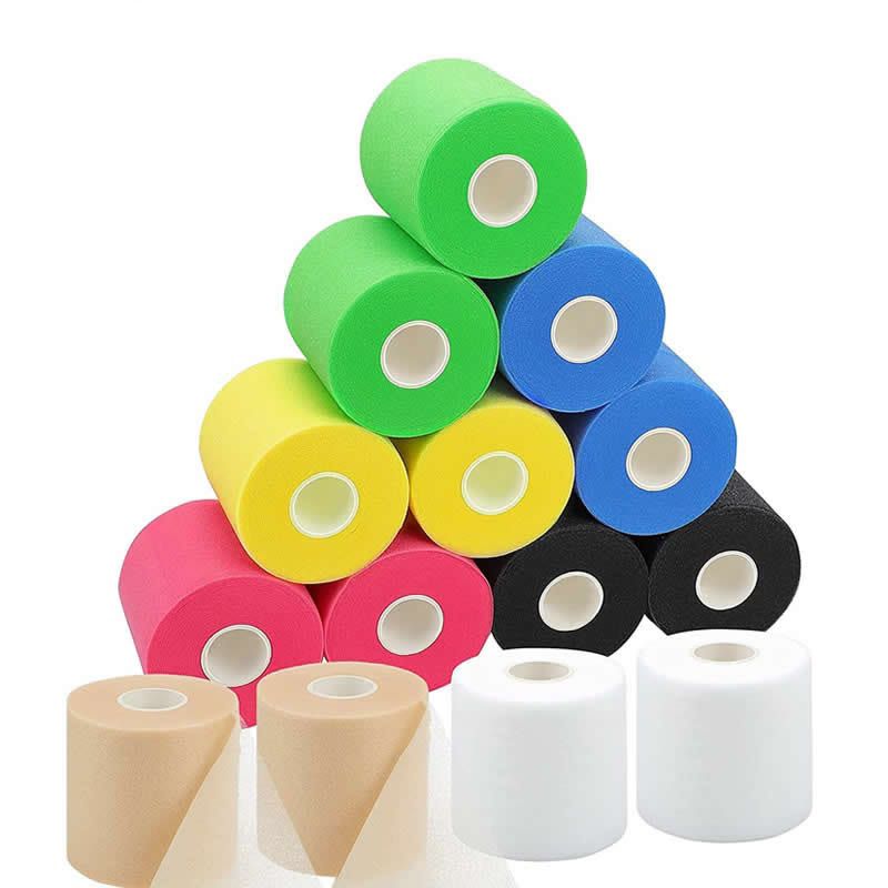 Foam Underwrap Pre-Tape voor atletische tape, latexvrije beschermende underwrap voor sport en training Foam Underwrap Pre-Tape voor atletische tape, latexvrije beschermende underwrap voor sport en training
